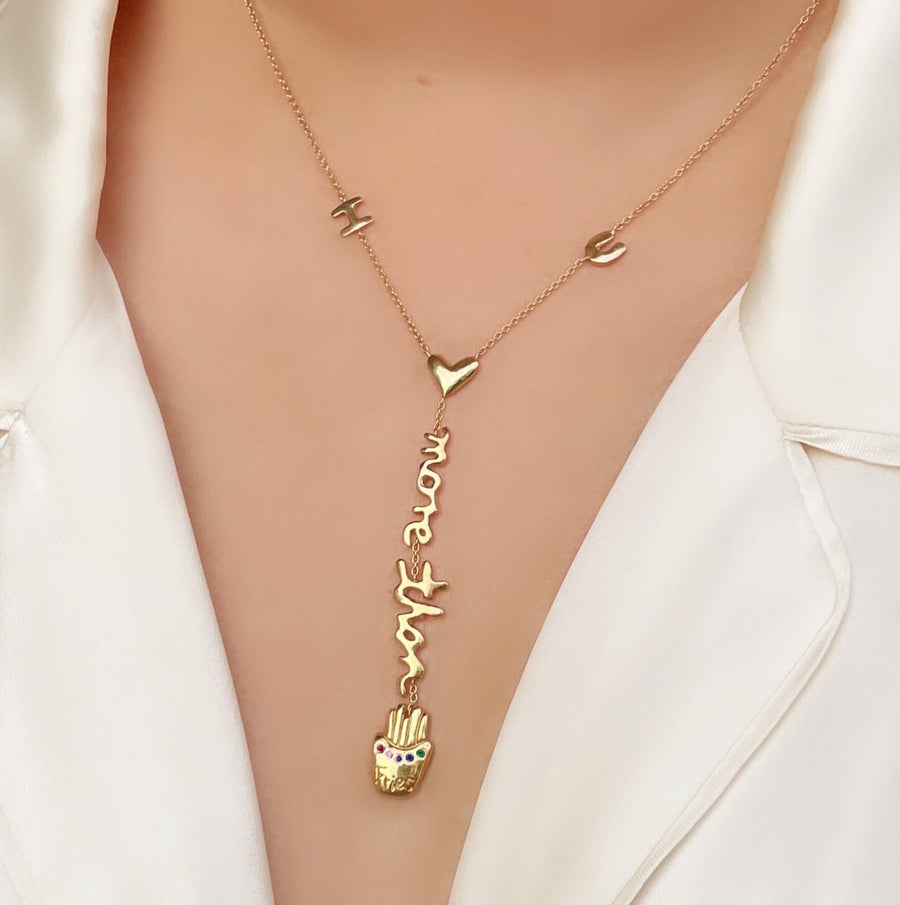     Ale-Weston-I-Love-You-More-Than-Fries-Lariat-Necklace-14k-yellow-Gold