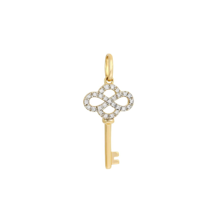 Ale Weston Forever Key Diamond Charm, 14k Gold