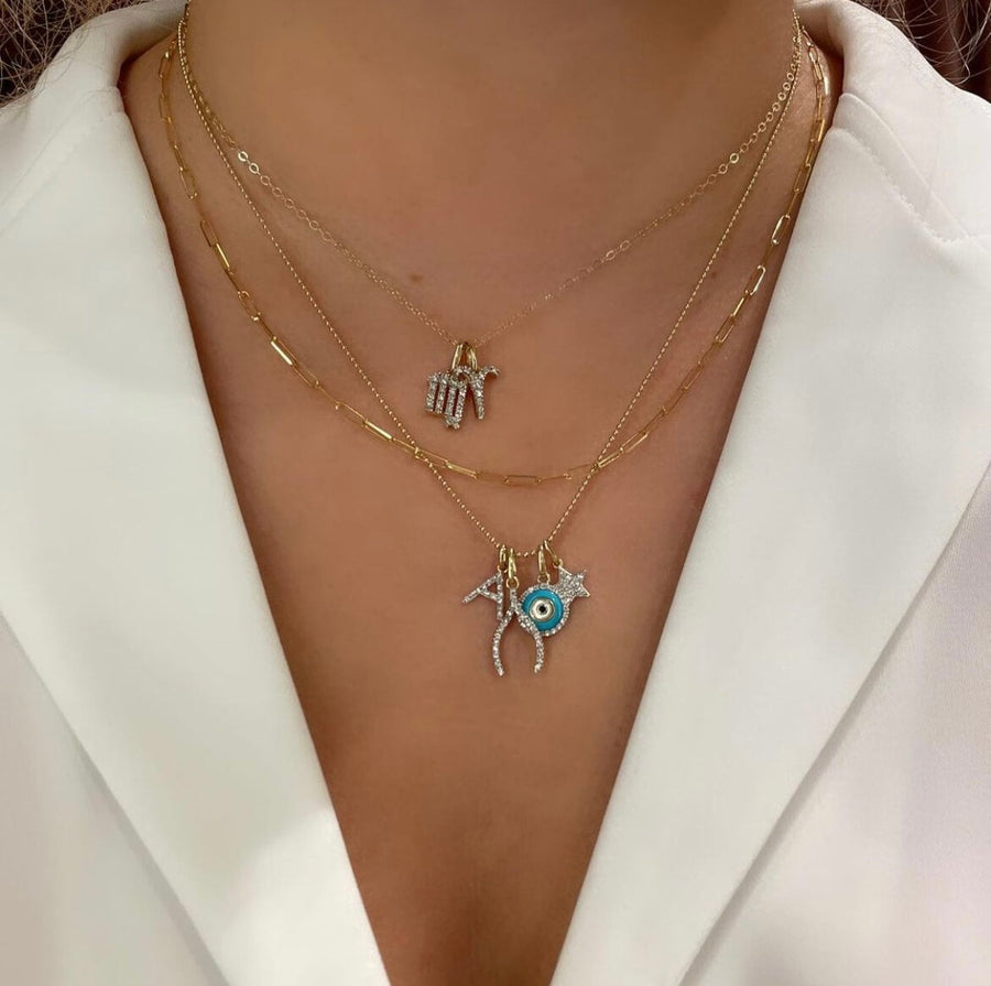 Couples Zodiac Diamond Necklace | Jewelry Ale LA\'s Finest Weston 